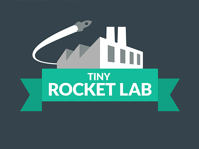 Tiny Rocket Lab logo rocket seo