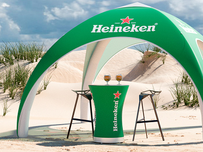 3d outdoor beach render 3d beach outdoor tent