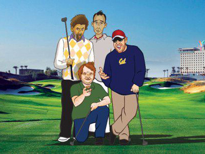 "Of Course" characters animation golf of course television