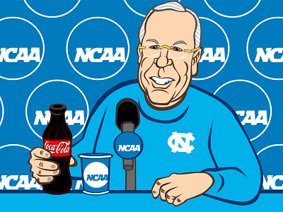 UNC basketball coach Roy Williams basketball coca cola college ncaa north carolina roy williams unc