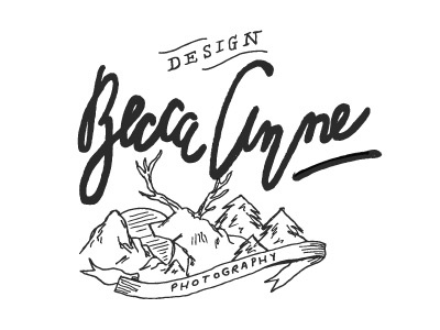 Organic Personal Logo camp vibes design handlettering lettering