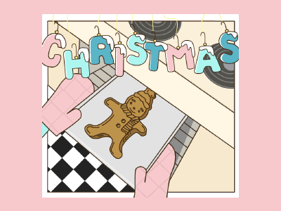 Christmas Motion Graphic christmas gingerbread gingerbread man motion
