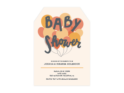 Baby Shower Invite baby baby shower fun invitation summer