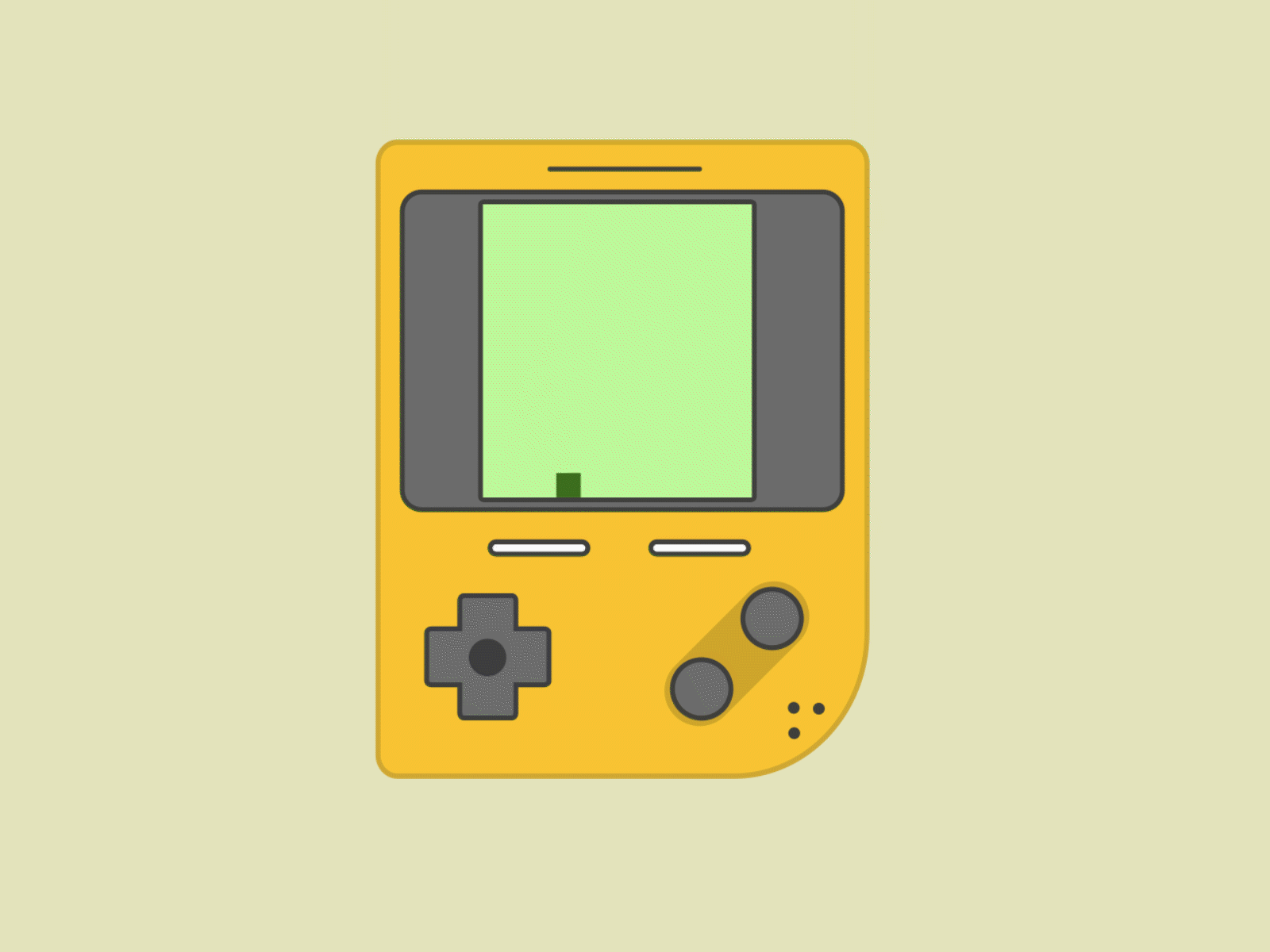 Remember this game? after effects design gameboy motion snake