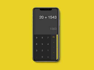 Daily UI 004 - Calculator 004 calculator daily ui ui ux uidesign uiux