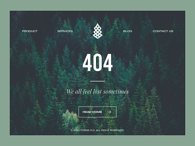 Daily UI #008 - 404 page 404 daily daily 100 challenge daily ui daily ui 008 dailyui forest lost