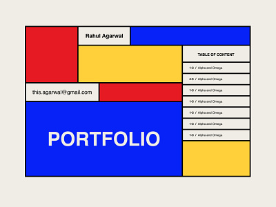 Seeking feedback on portfolio cover design
