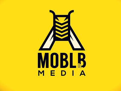 Logo design for MoblB Media branding illustration logo logotypes