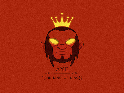 Axe themed t-shirt design for our Dota community axe dota illustration t shirt