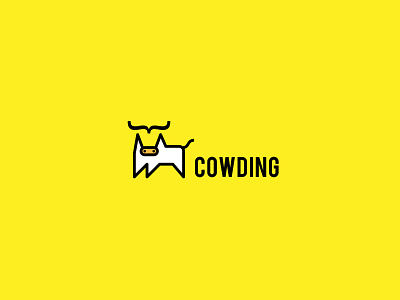 Branding for Cowding, a website for coding tutorials.