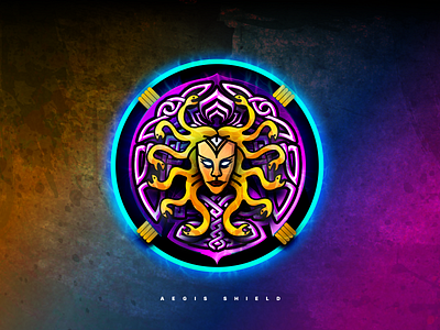 Aegis Shield Sticker | Beyblade Dragon🐲 beyblade design figma game graphic design illustration pink purple sticker vector