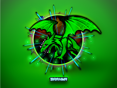 Game asset sticker 🐲dragon Brahma 🌀 beyblade design