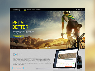 Cycling Website cycling design responsive website