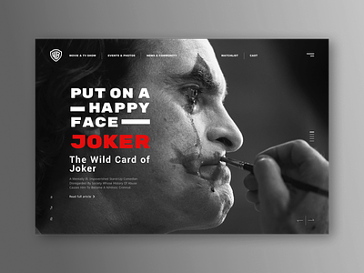 Joker | Website app design ui ux web website
