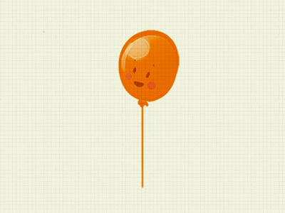 Balloon explode balloon cute explode gif orange