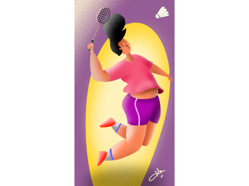 🏸 for life!! hobbie colourful design sports illustration illustration