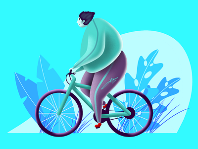 Cycling || Digital Art