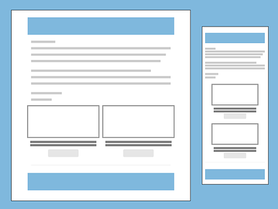 Responsive Email Template email flat ui grid mockup responsive responsive email template ui ux wireframe