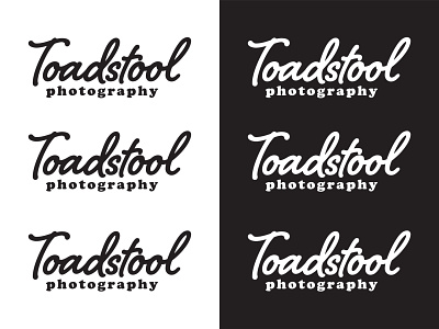Toadstool Photography Watermark branding typography watermark