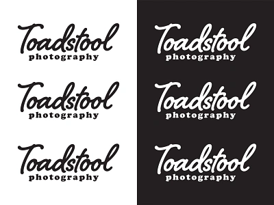 Toadstool Photography Watermark branding typography watermark