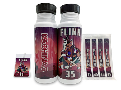 Kachinas Hockey Package branding illustration product