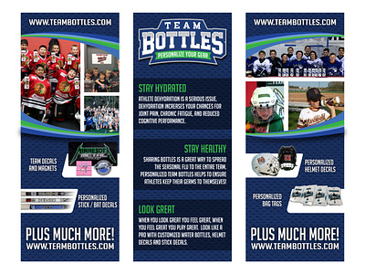 Trade Show Banners for Team Bottles branding design layout marketing trade show
