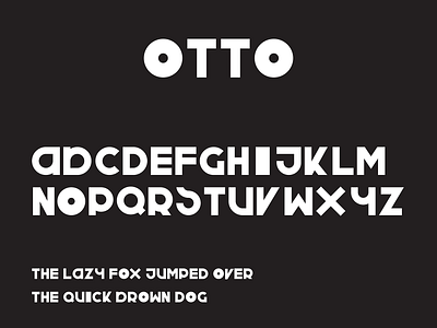 Otto font typography