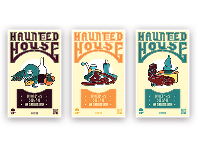 Haunted House 2019 Posters font typography