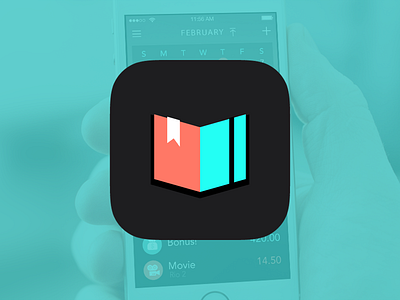 Spendbook is now available on app store! app finance flat design icon ui ux