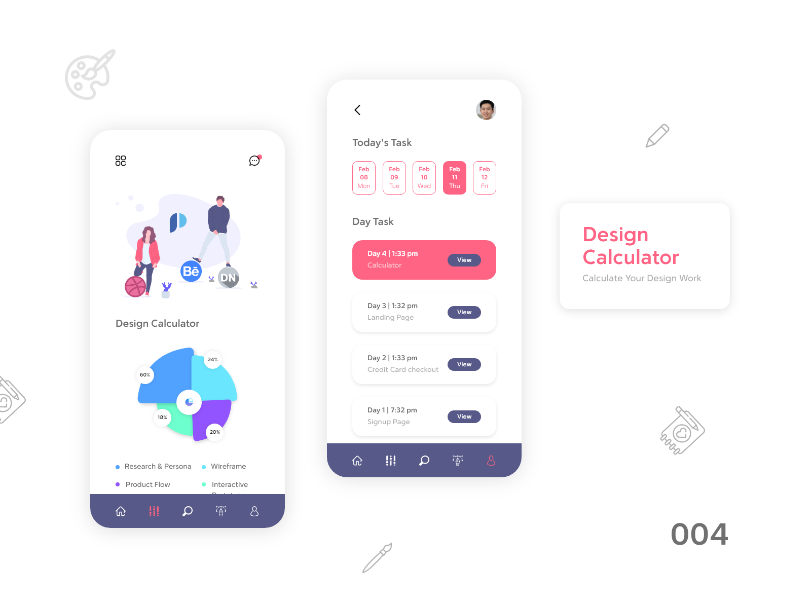 Calculator | 004 by Revathi S on Dribbble