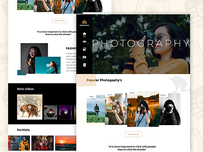 Photography | Portfolio website