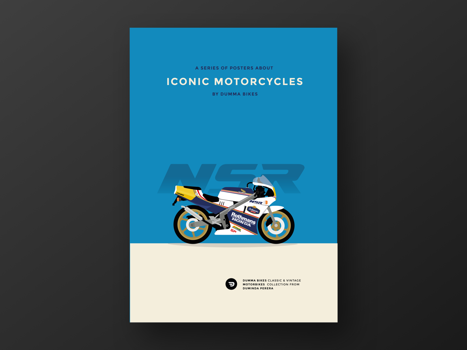 Rothmans Honda NSR MC18 PGM 2 by Dumma Branding on Dribbble