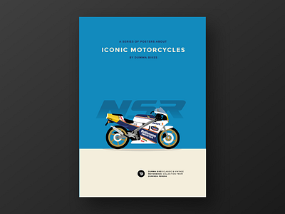 Rothmans Honda NSR MC18 PGM 2 bikeporn classicbike dummabikes honda poster posterdesign racing