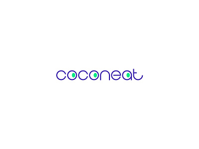Coconeat logo brand cool flat icon illustration logo logos logotype minimal monogram simple verbicons