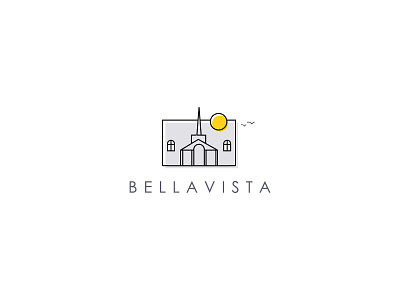 Bellavista logo bella bellavista brand clever cool icon logo logos mark monogram simple