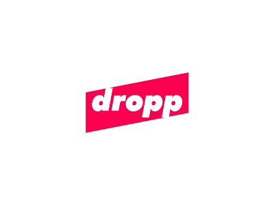 dropp logo brand clever cool design dropp icon logo logos mark monogram simple