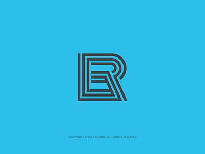 RL Monogram blue boat colors cool logo logotype lr minimal rl