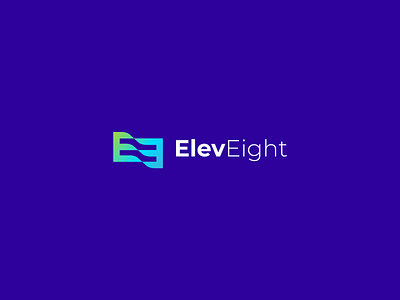 ElevEight logo clever design eight icon illustration logo logos mark monogram simple ui