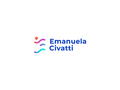 Emanuela Civatti Branding clever design human icon illustration logo logos mark monogram simple surf wave
