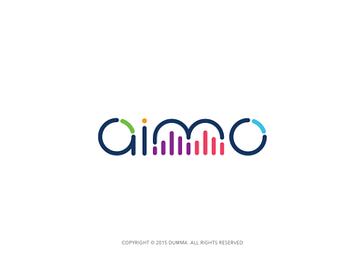 Aimo logo analytics cool flat google icon line logo minimal statistics stats