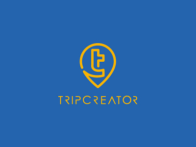 Tripcreator logo proposal app colorful logo logodesign mark monogram photo symbol travel trip tripcreator