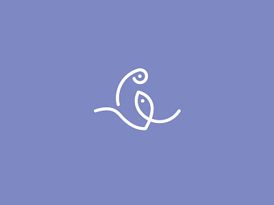 Parrotfish monogram brand clever g icon identity lab logos mark monogram negative simple