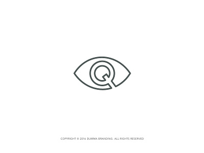 EyeQ logo brand clever colors eye eyeq icon identity logos mark monogram simple wordmark