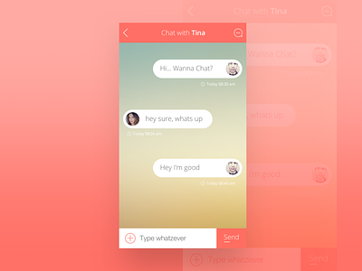 Day13 Direct Messaging - Daily UI 13 buy chat daily100 day013 direct download free messaging profile psd sketch