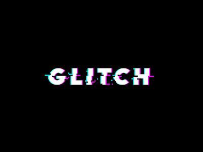 Glitch Wordmark/Verbicons brand clever glitch icon logos mark monogram simple verbicons word wordmark