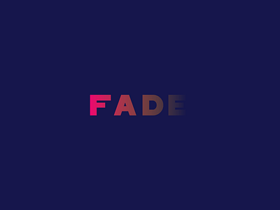 Fade Wordmark / Verbicons brand clever fade icon logos mark monogram simple verbicons word wordmark