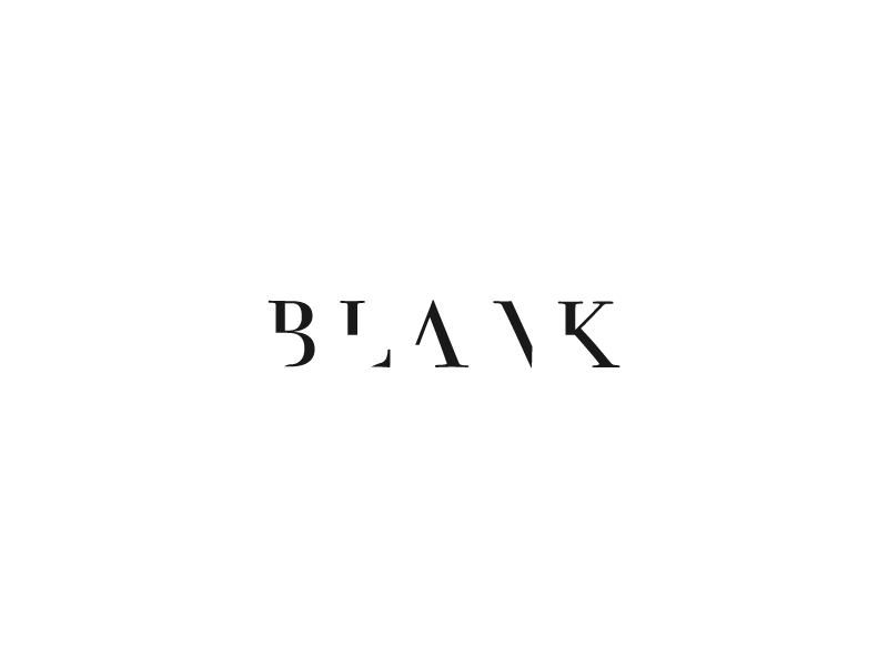 Blank v2 Wordmark / Verbicons blank mark monogram word simple icon brand logos wordmark clever verbicons