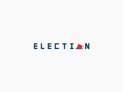 Election Wordmark / Verbicons clever election govote icon logos mark monogram simple trump vote
