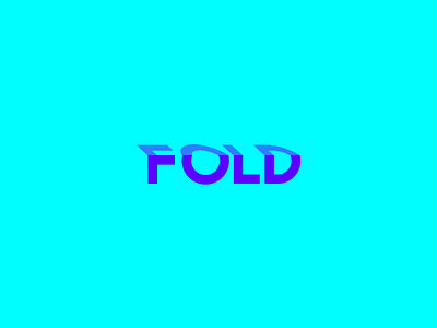Fold Wordmark / Verbicons active clever fold folder icon logos mark monogram simple word wordmark