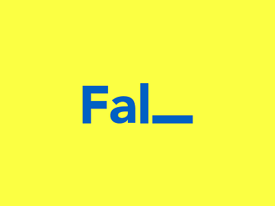 Fall Wordmark / Verbicons